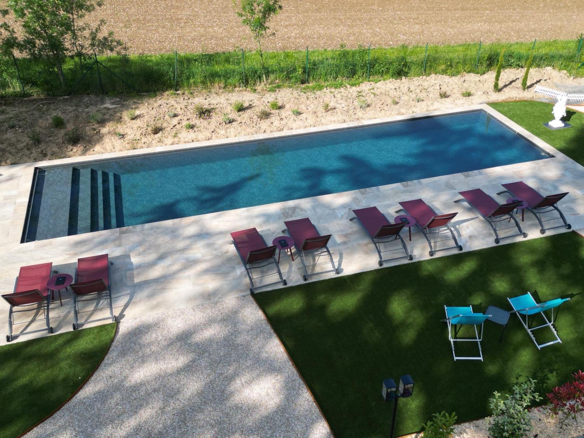 Sans Souci Bed And Breakfast Luxe Heated Pool And Restaurant Luzillé Dış mekan fotoğraf