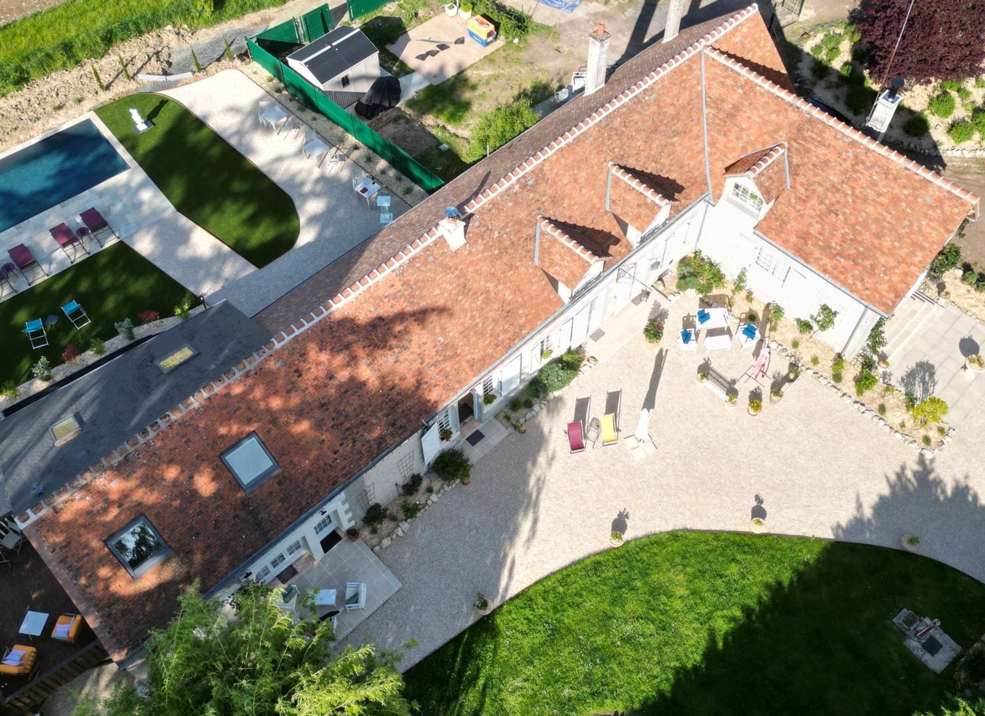 Sans Souci Bed And Breakfast Luxe Heated Pool And Restaurant Luzillé Dış mekan fotoğraf