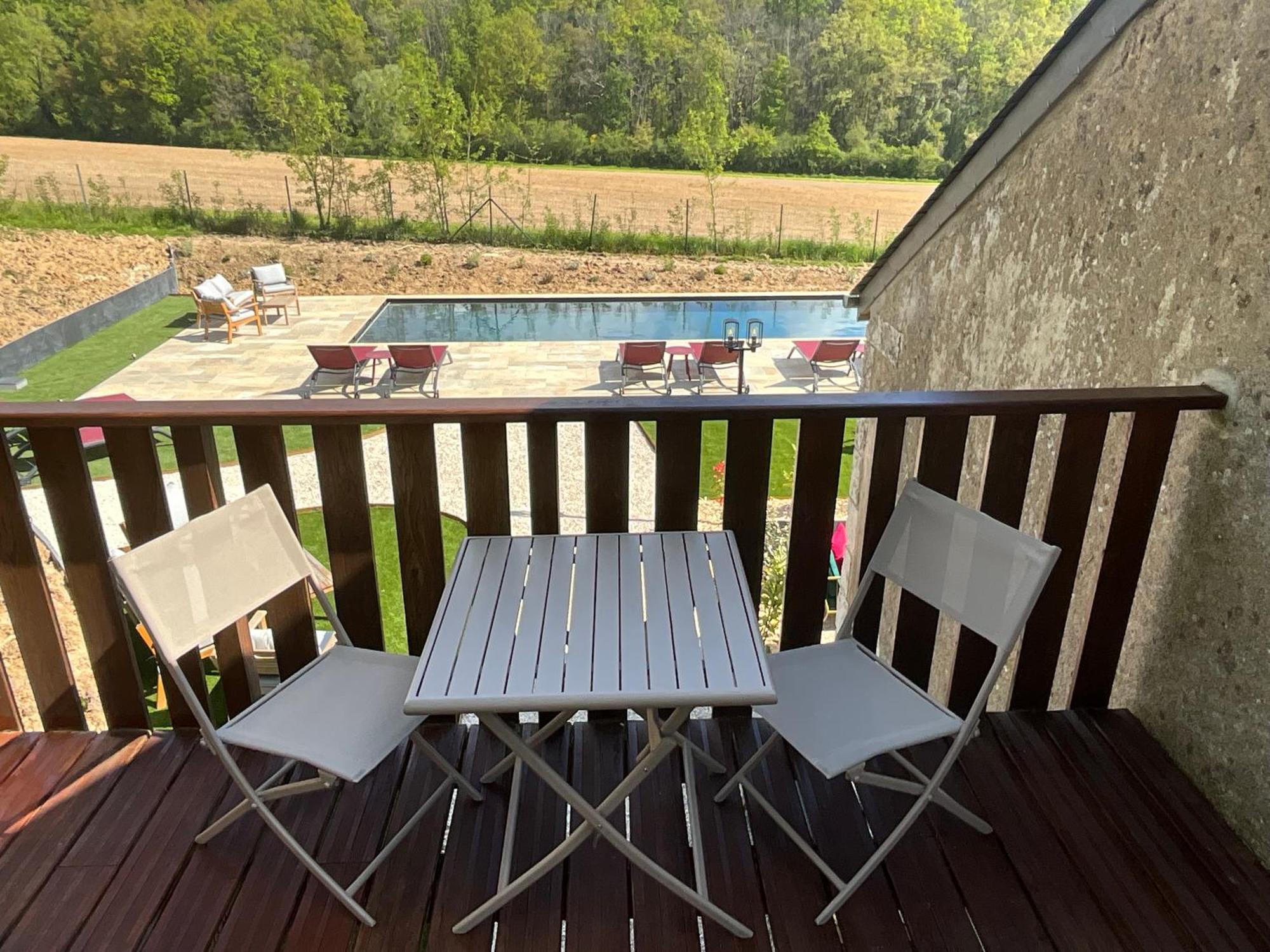Sans Souci Bed And Breakfast Luxe Heated Pool And Restaurant Luzillé Dış mekan fotoğraf
